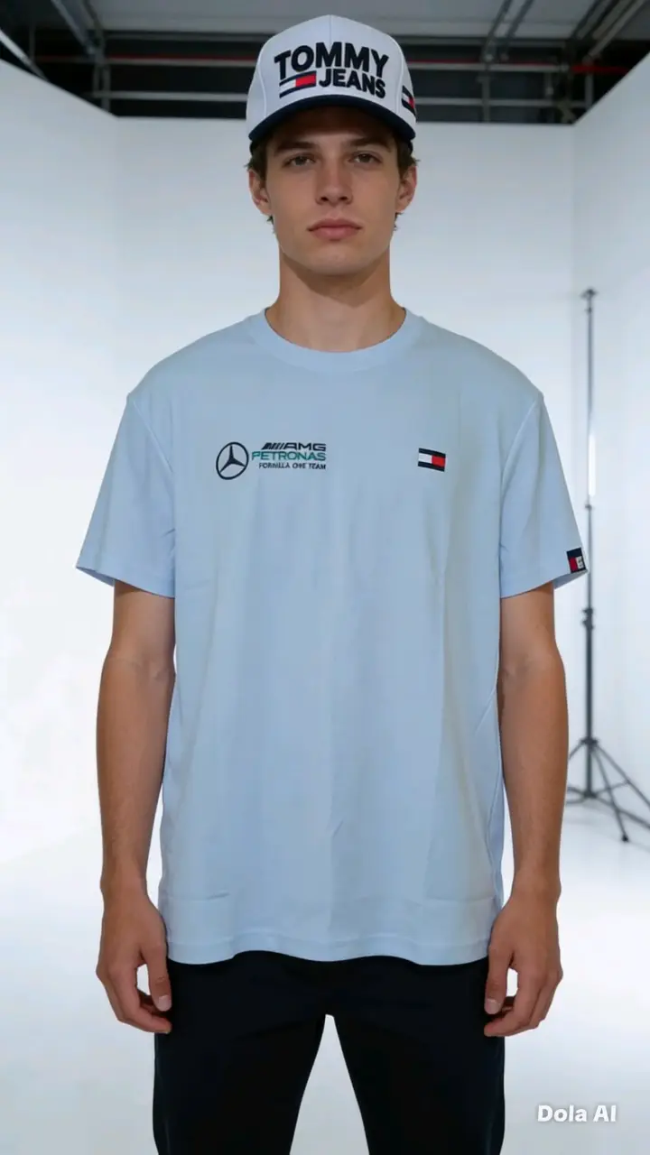 Polera blanca + gorra - 4