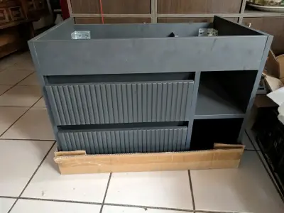 Mueble lavamanos Paris 70x46 gris oscuro - miniatura 2
