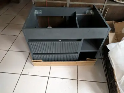 Mueble lavamanos Paris 70x46 gris oscuro - miniatura 4