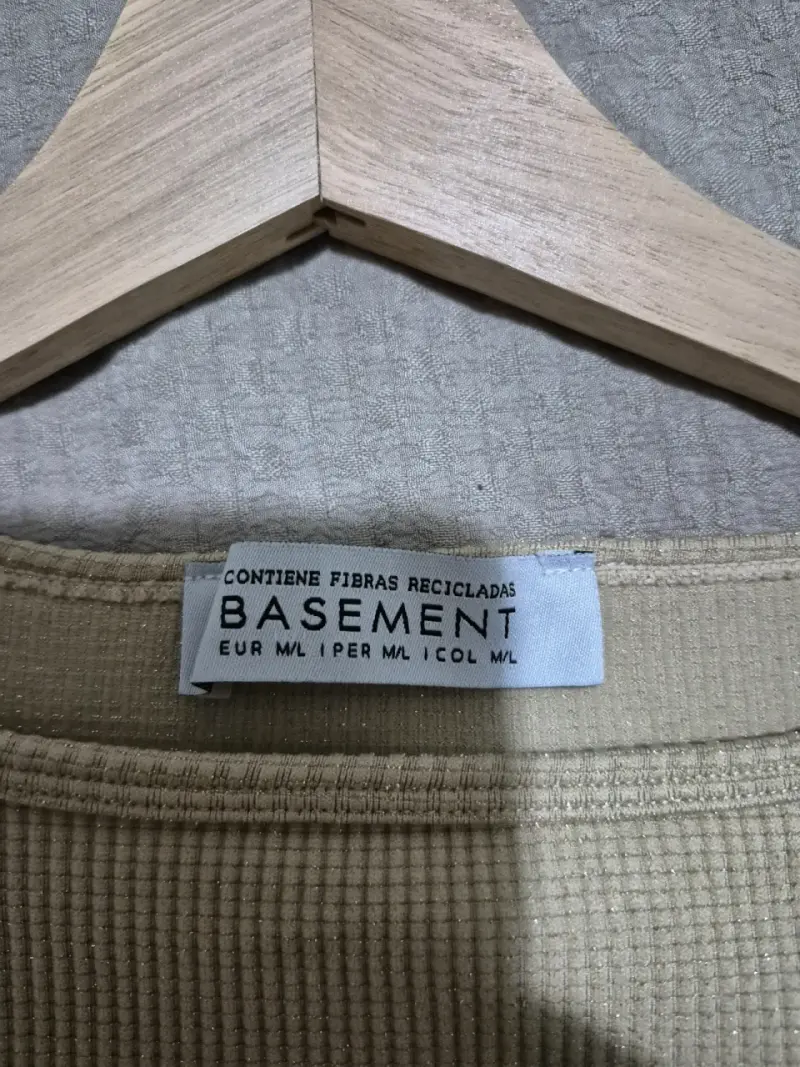 Polera manga larga beige - 3