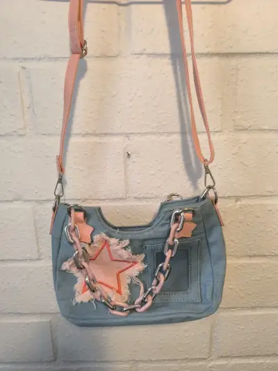 Cartera de mezclilla con estrella - miniatura 1