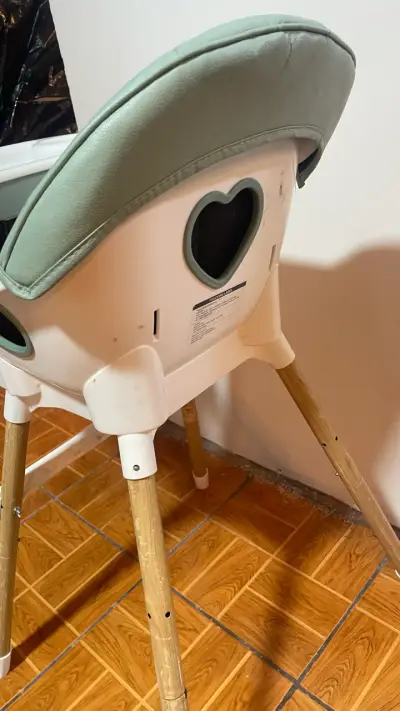 Silla alta para bebé verde - miniatura 3