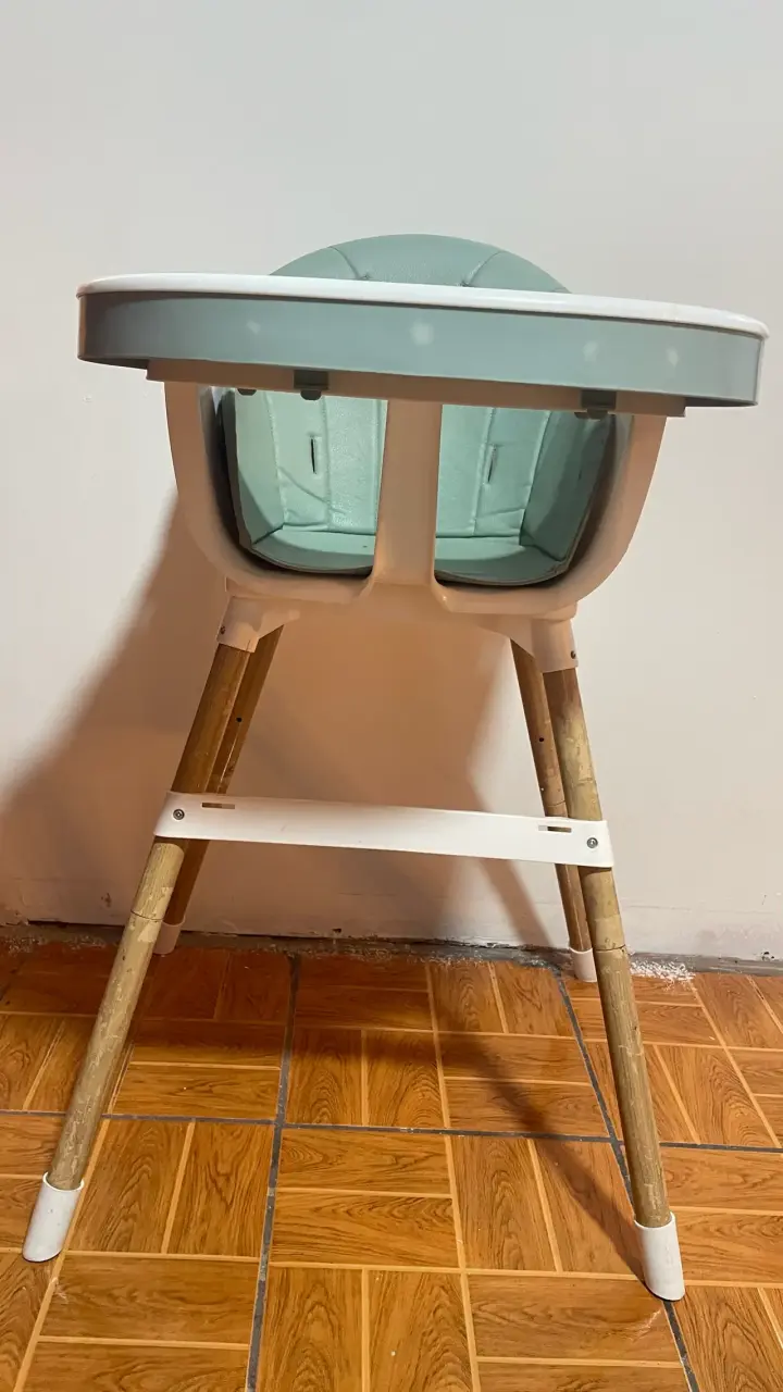 Silla alta para bebé verde - 5