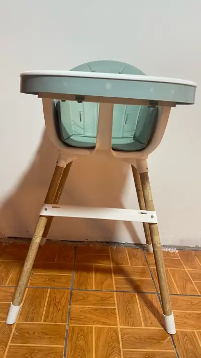 Silla alta para bebé verde - miniatura 5