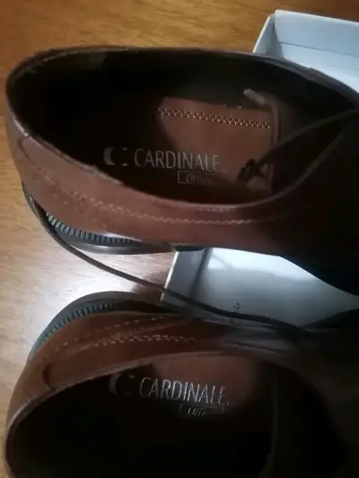 Zapatos formales de cuero marrón - miniatura 4