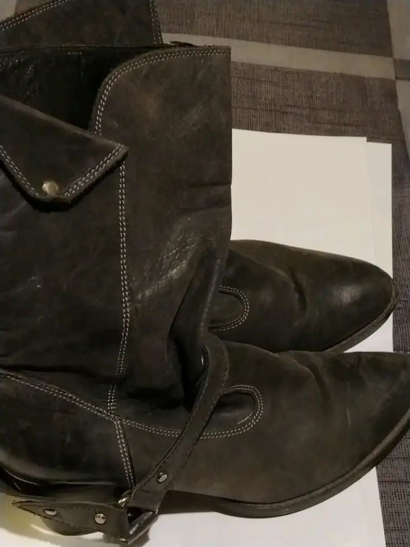 Botas vaqueras negras - 2