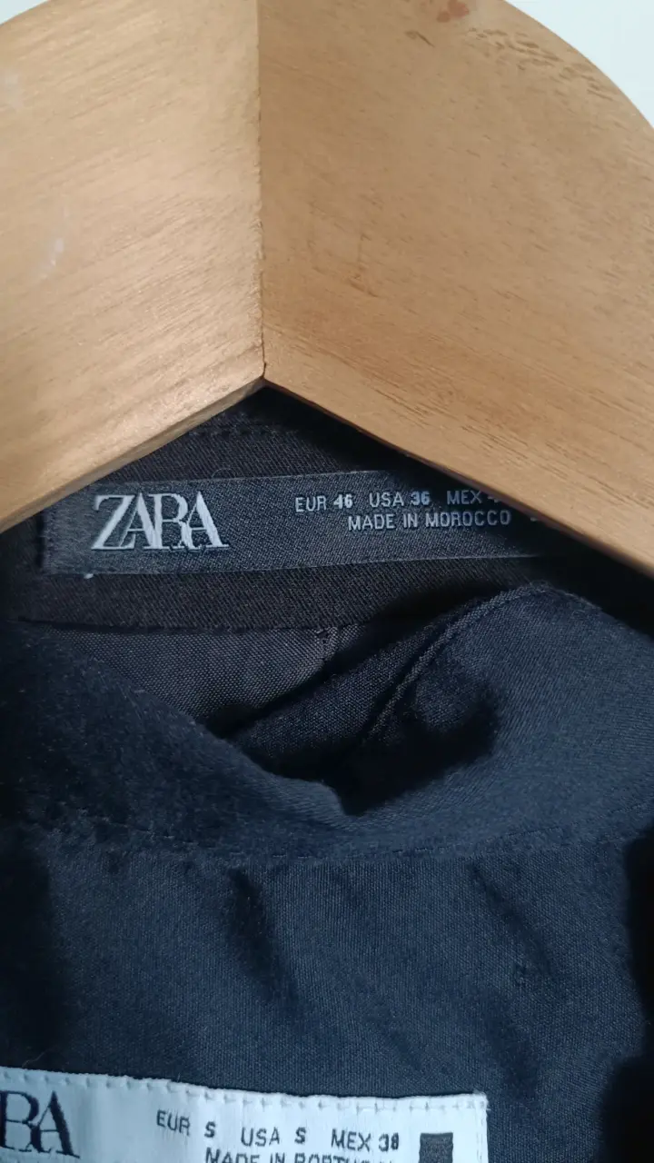 Blazer negro slim fit Zara - 3