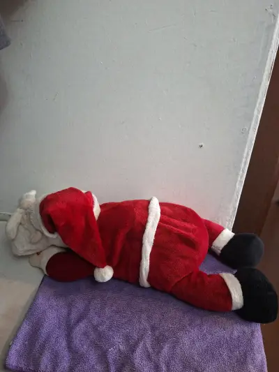 🎅 Viejo Pascuero Animado Vintage (Ronca y se Muev - miniatura 4