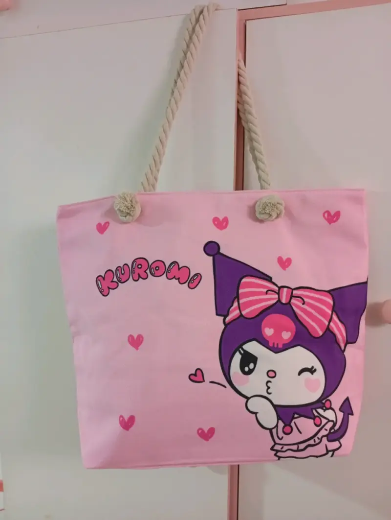 Bolso Kuromi de tela negra - 2