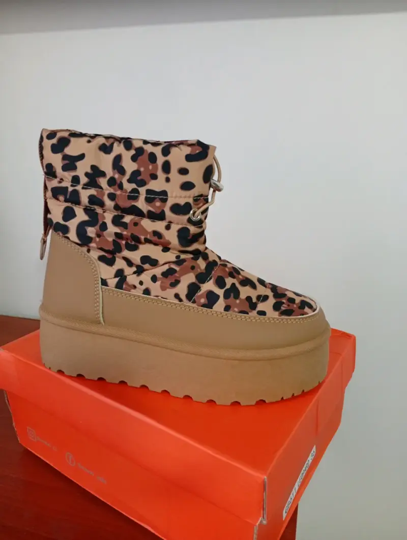 Botas plataforma animal print