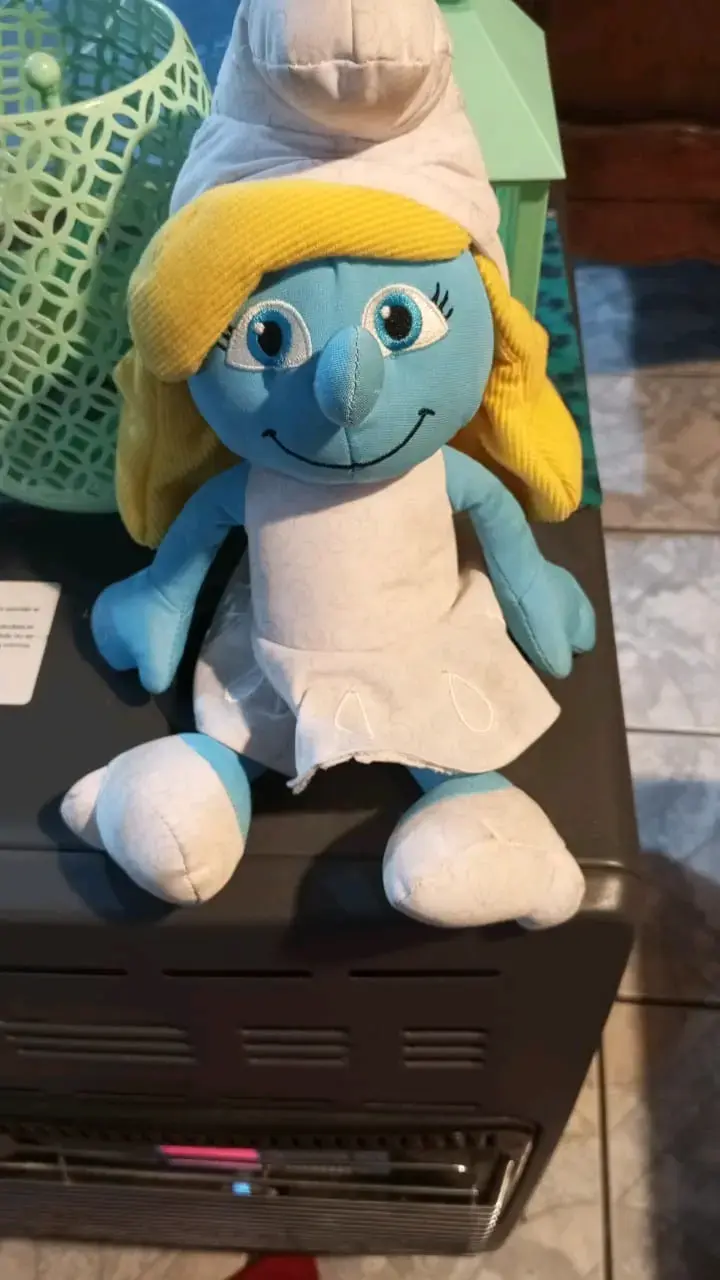Peluche Pitufina / Smurfette original 💙 - 2