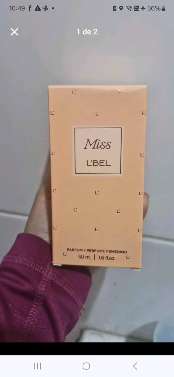 Perfume Miss L'Bel 50 ml nuevo solo saque la bols