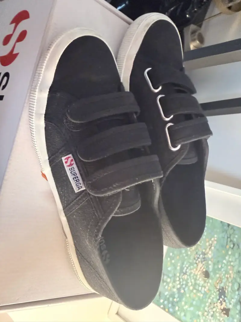 Zapatillas negras Superga Mujer, talla 39 - 3