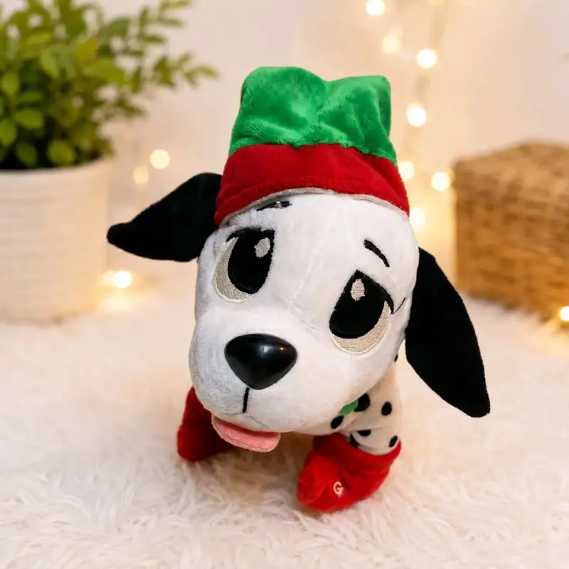 🐶 Peluche Dálmata Navideño Musical - 2