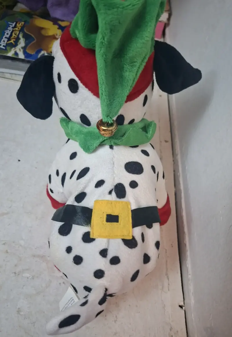 🐶 Peluche Dálmata Navideño Musical - 3