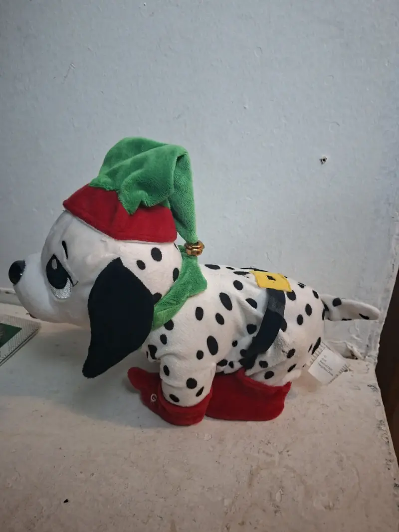 🐶 Peluche Dálmata Navideño Musical - 4