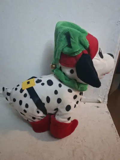 🐶 Peluche Dálmata Navideño Musical - miniatura 5