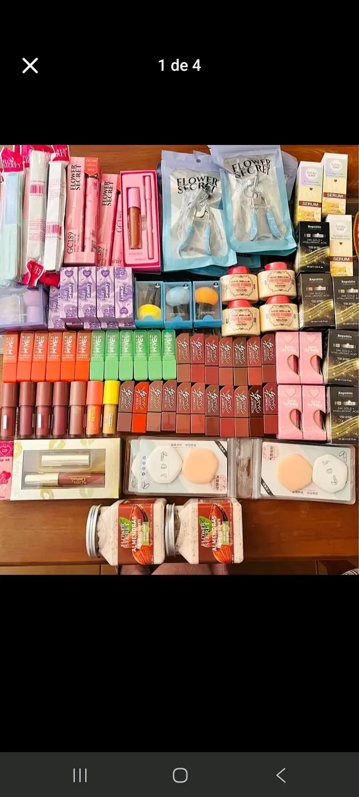 Set de cosméticos Flower Secret