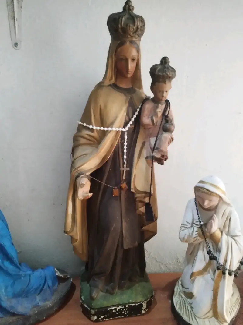 Estatua Virgen María y varias - 3