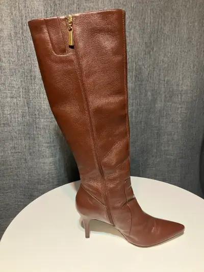 Botas largas café con taco - miniatura 1