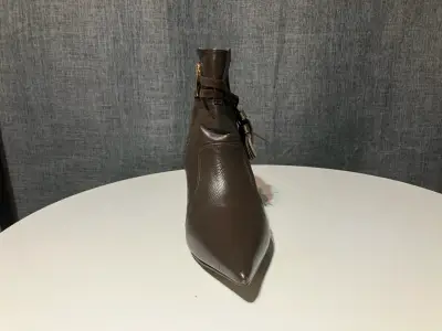 Botines de tacón caf e9 - miniatura 3