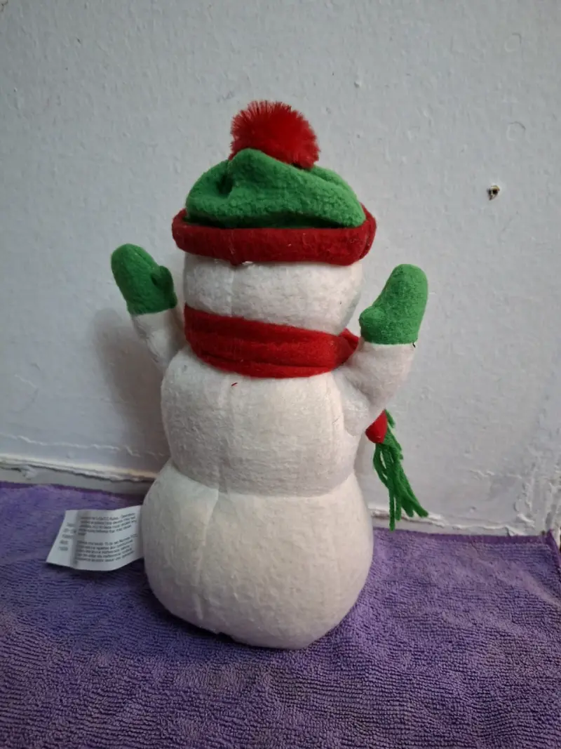 Muñeco de nieve navideño de felpa - 2