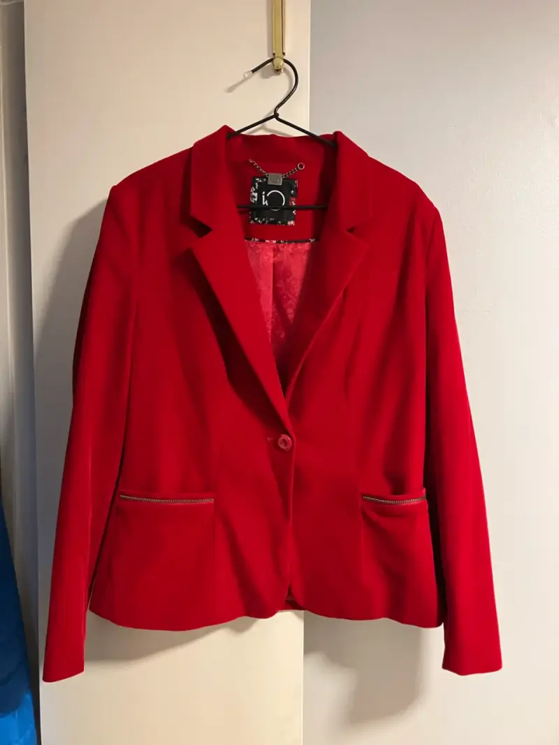 Blazer rojo elegante