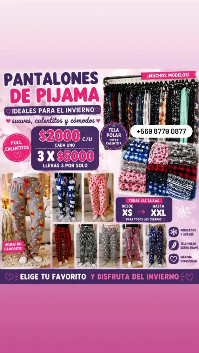 Pantalones de pijama polar - miniatura 1