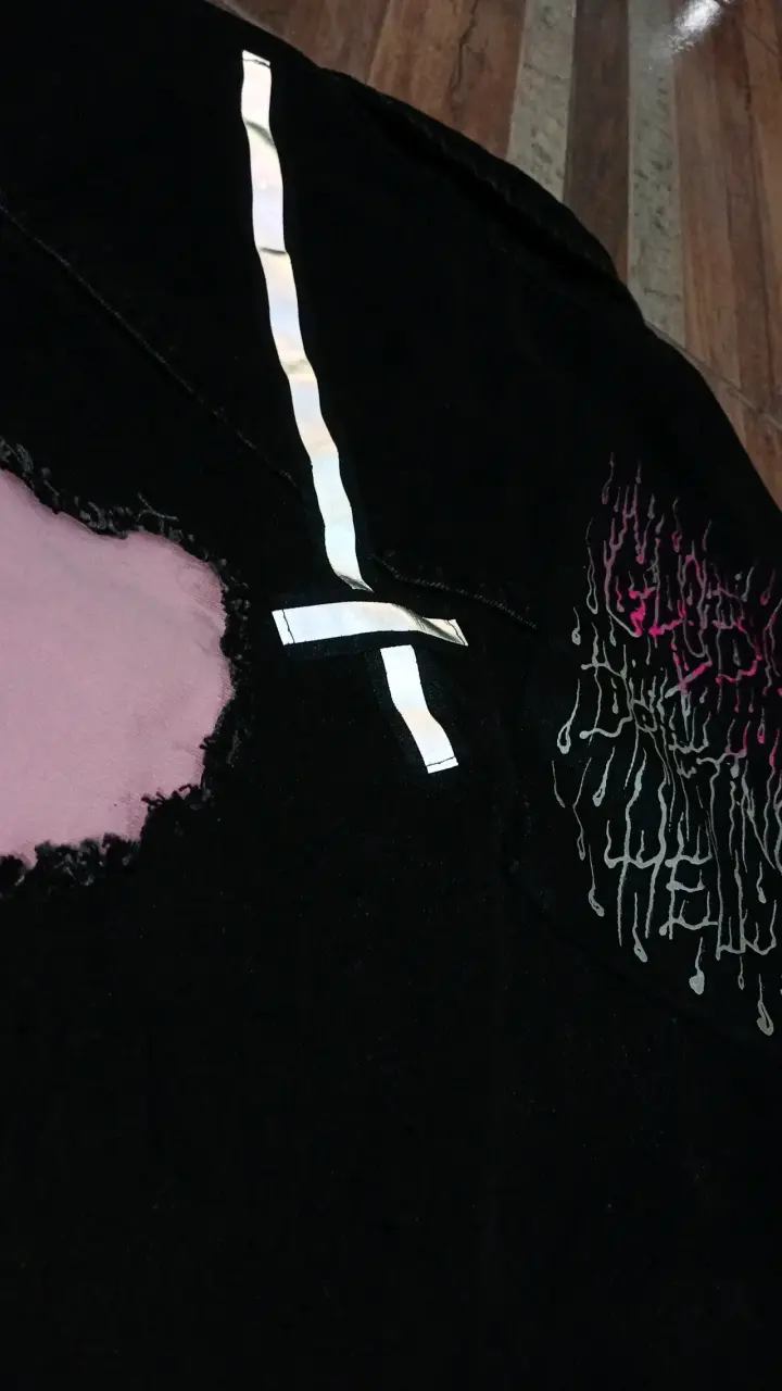 Chaqueta de jean crop - 4