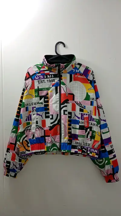Chaqueta Puma multicolor cropped fit - miniatura 1