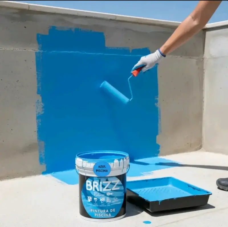 Pintura para piscinas azul - 4