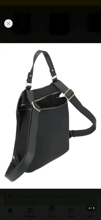 Mochila Mujer Secret negra - miniatura 3