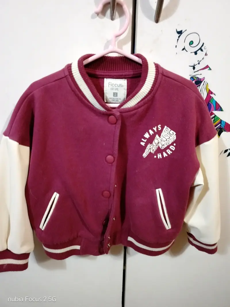 Chaqueta universitaria niño bicolor - 2