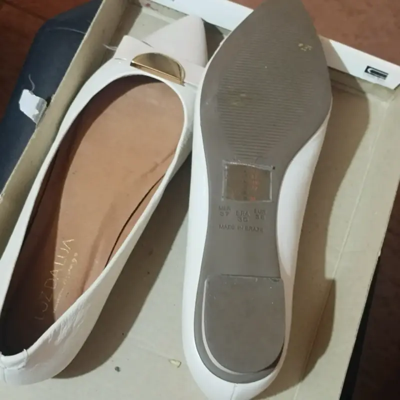 Zapatos planos blancos de mujer - 3