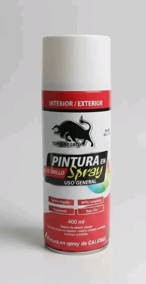 Pintura en spray alto brillo BLANCO