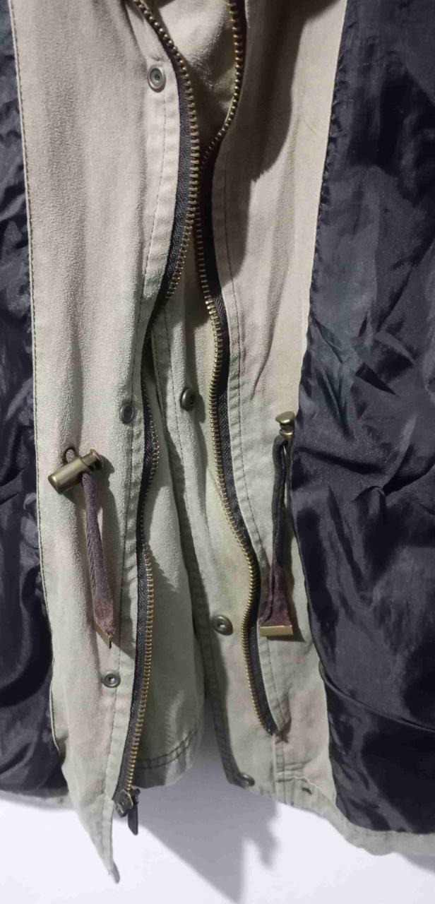 S-M Chaqueta beige con capucha - 6