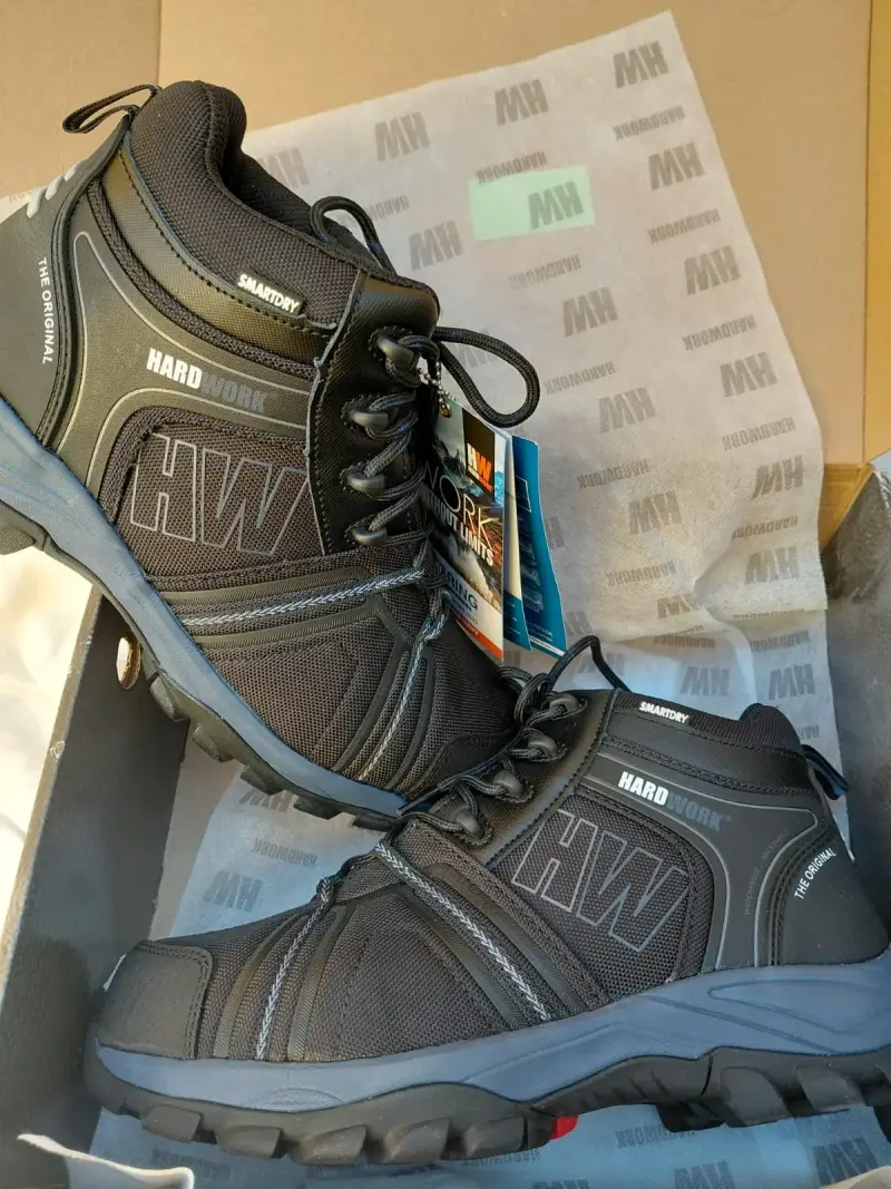 Zapatos de trabajo negros HW - 1