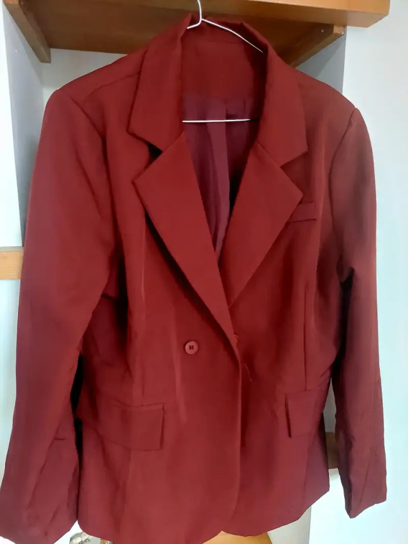Blazer rojo elegante