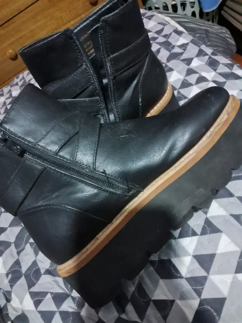 Botines negros con plataforma - 1