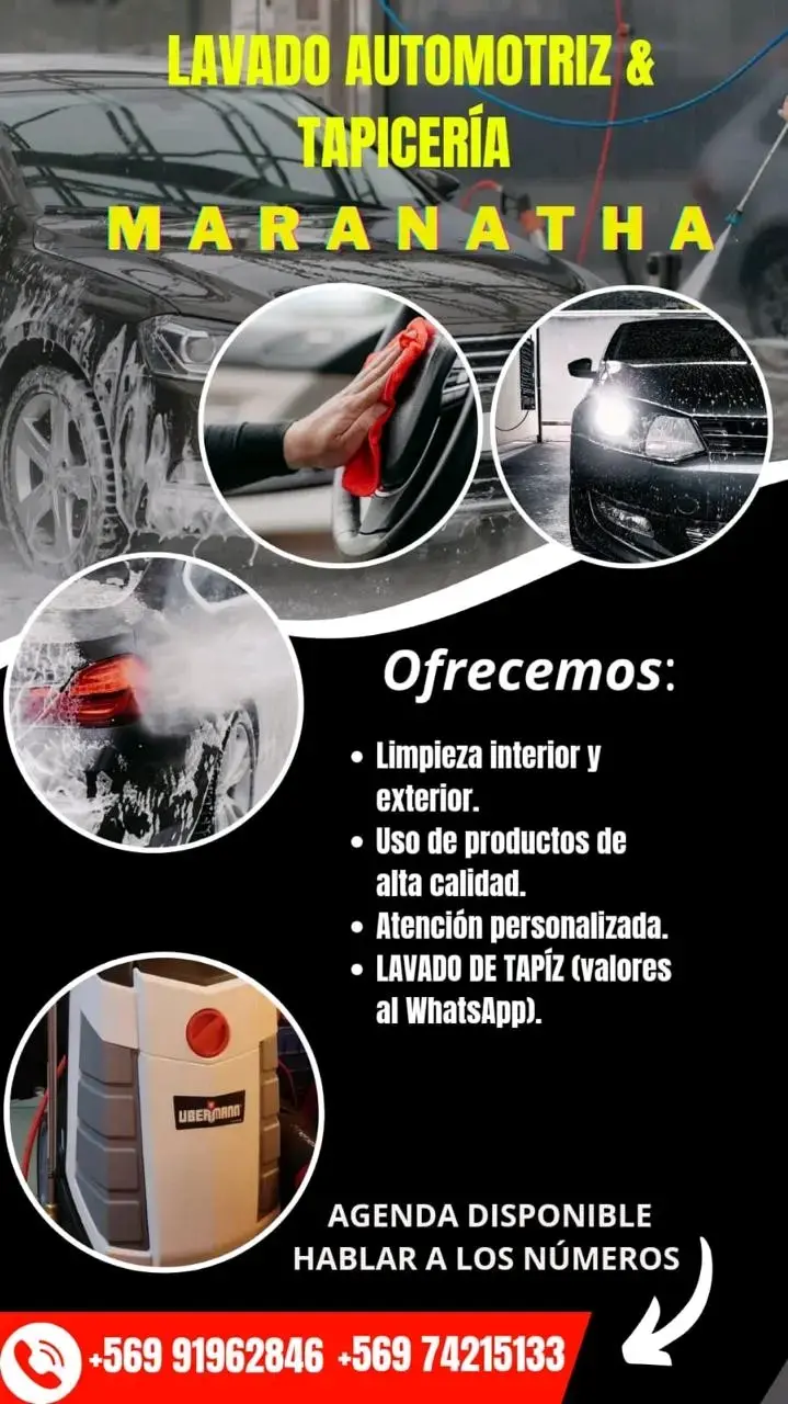Lavados de auto maranatha