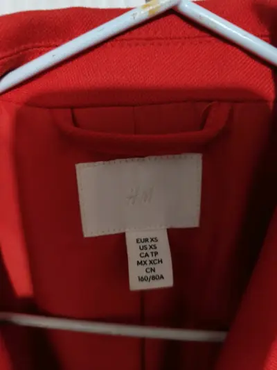 Blazer rojo elegante - miniatura 4