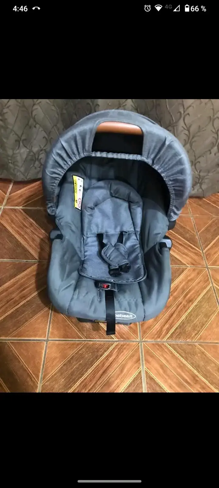 Coche de bebé gris funcional - 2