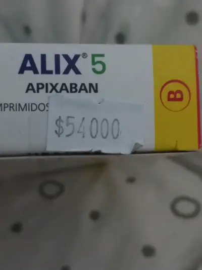 Caja de Apixaban ,Alix 5 anticoagulante - miniatura 4