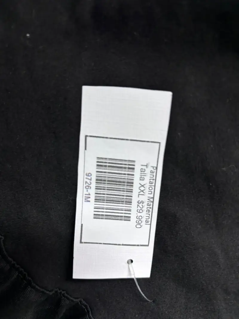 Pantalon maternal negro XXL - 2