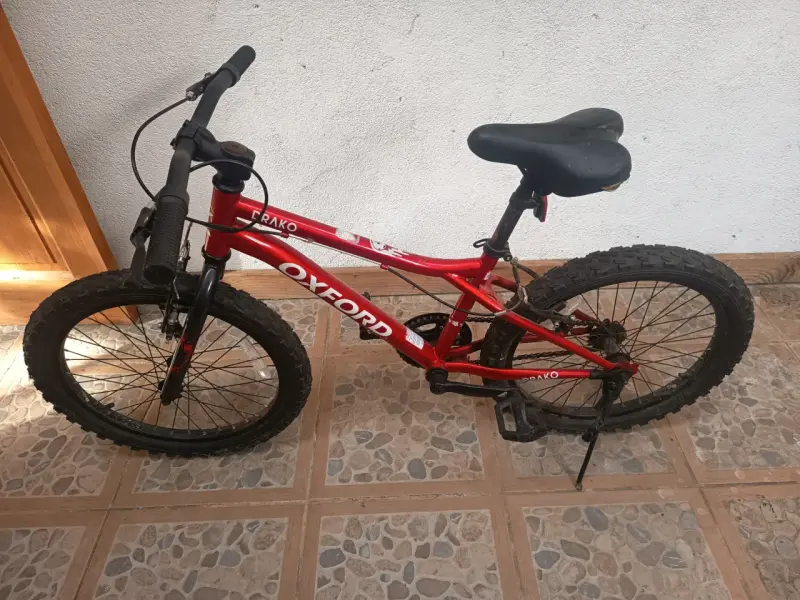 Bicicleta infantil roja Oxford