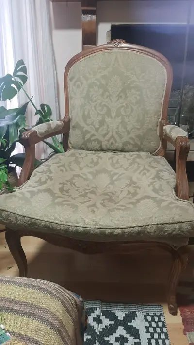 Sitiales clásico tapizado verde - miniatura 2