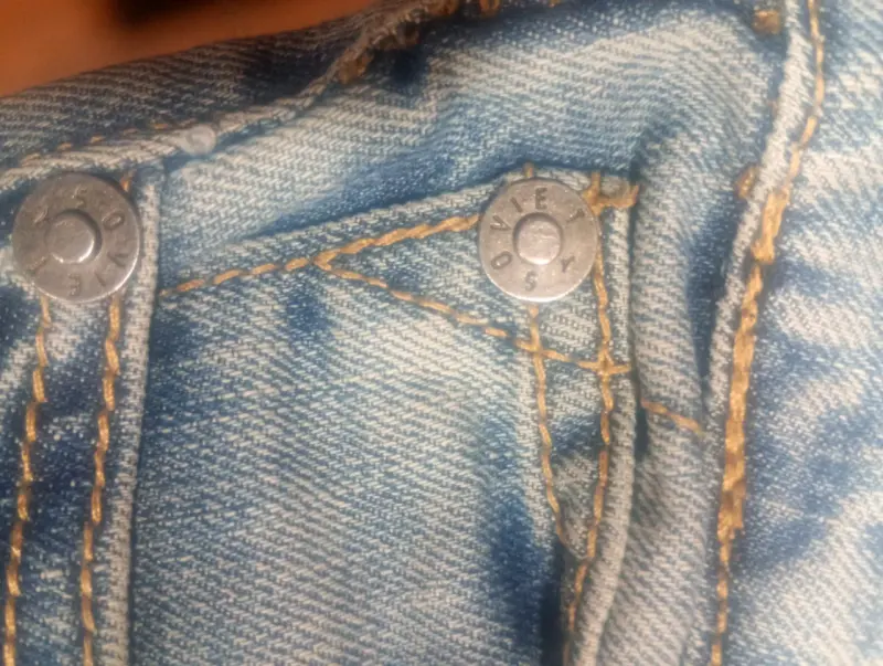 Jeans desgastados azul clásico - 5
