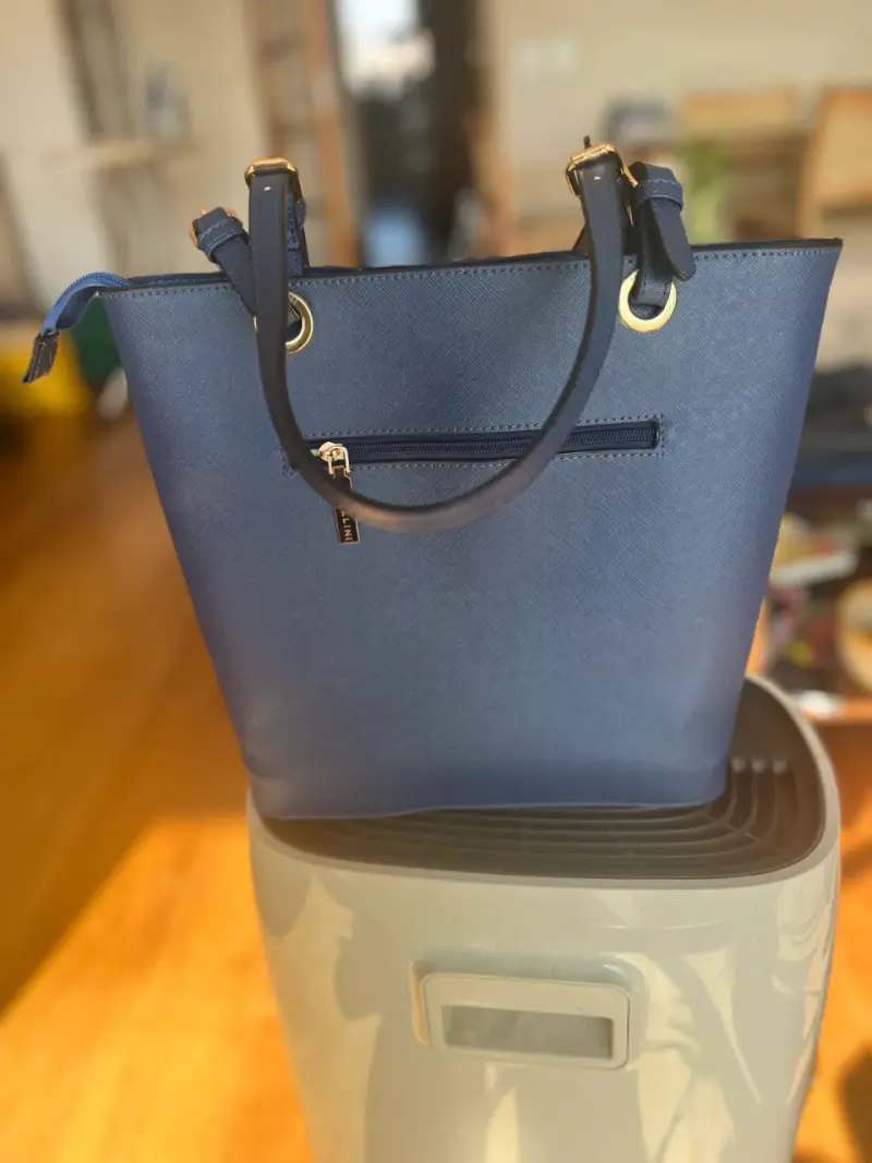 Cartera azul grande elegante - 2