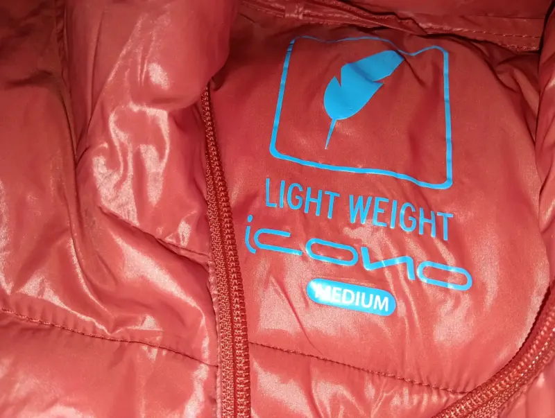 Chaqueta acolchada roja, talla L. - 2