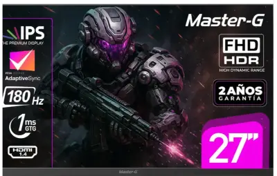 Monitor gaming Master-G 27'' 180HZ FHD IPS HDR - miniatura 1